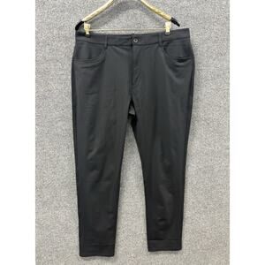 Vuori Pants Commuter Mens 38x33 - 5 Pocket Black Athleisure Stretch V430